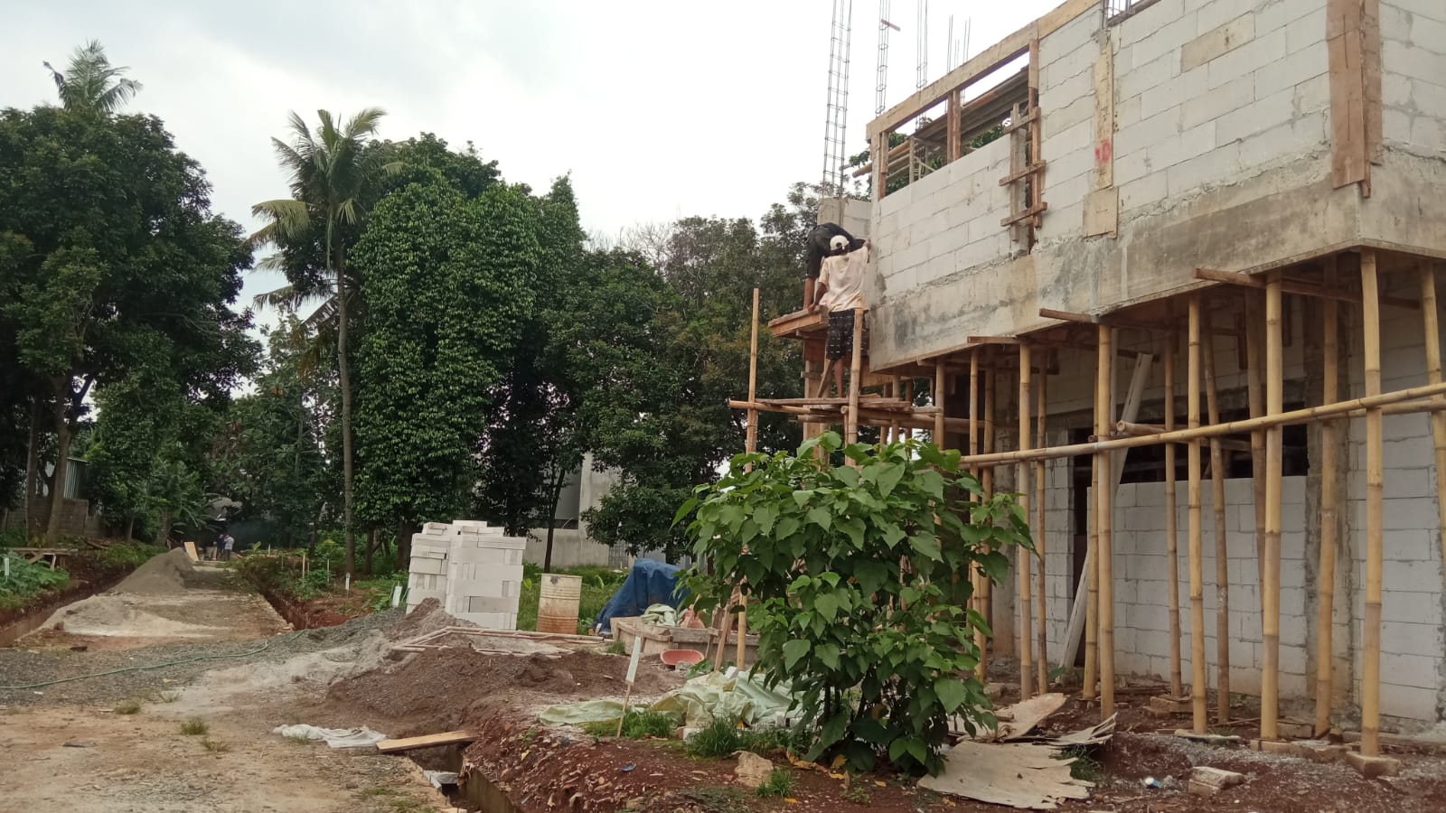 Progress Pembangunan Anaya Townhouse Bambu Apus (1)